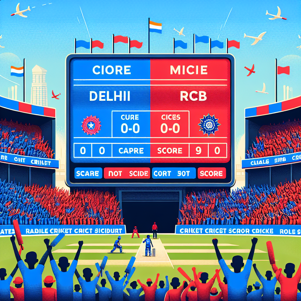 Delhi rcb score