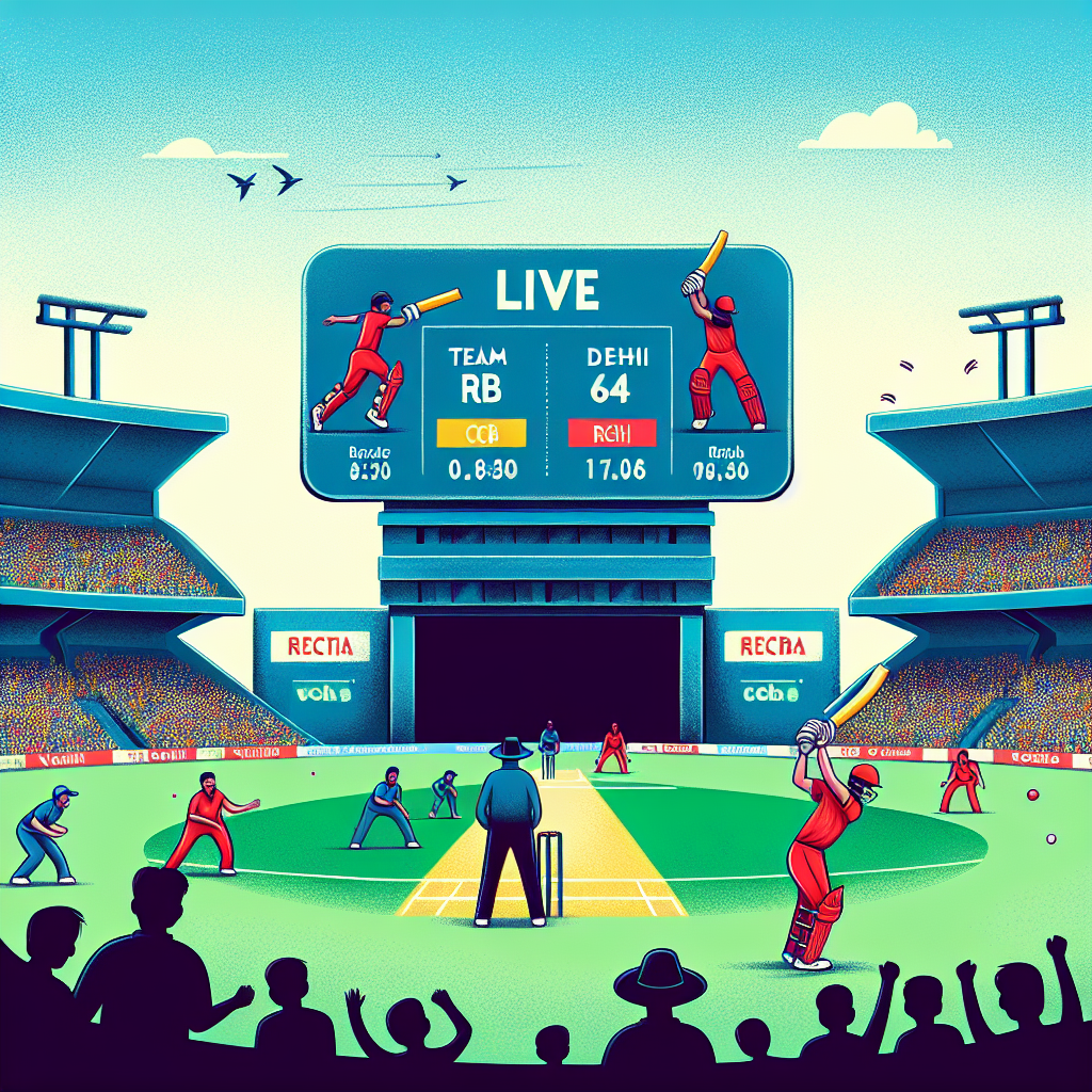 Rcb vs delhi live score