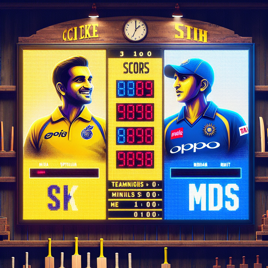 csk vs mi match score