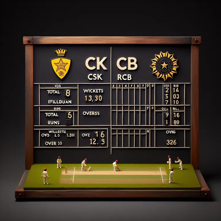 Csk rcb scorecard