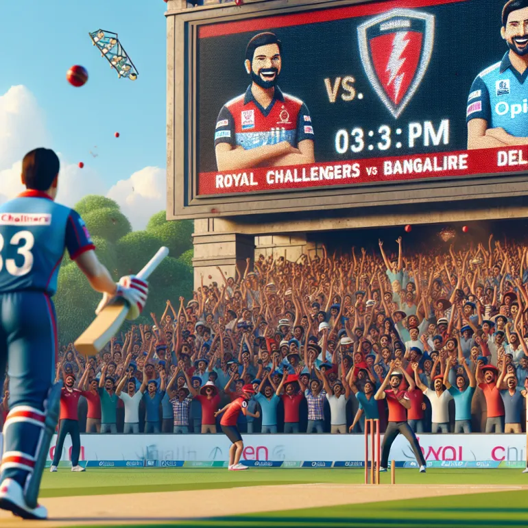 Ipl live score rcb vs dc
