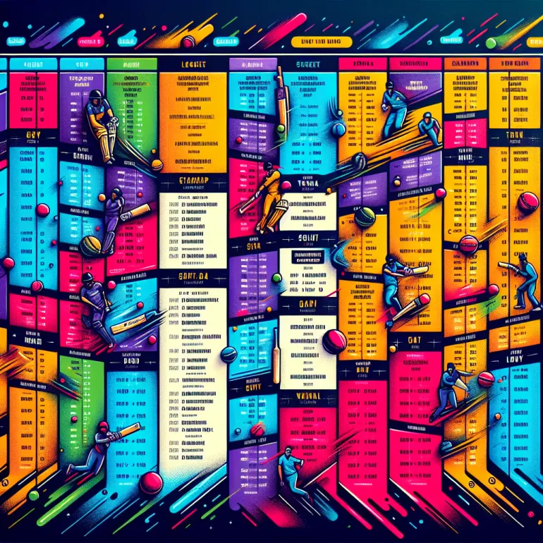 Timetable ipl